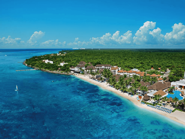 The island of Cozumel.