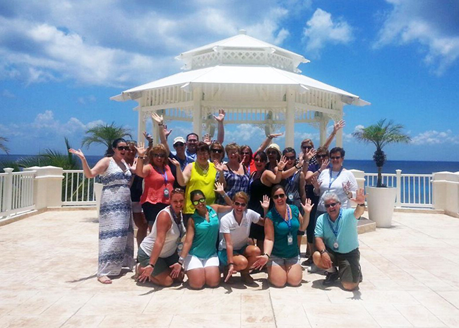 Molly and her group very happy with their van tour in Cozumel.
